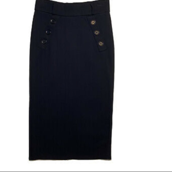 Carmen Marc Valvo Dresses & Skirts - ⚓️NAVY BLUE PENCIL SKIRT By Carmen Marc Valvo SZ12